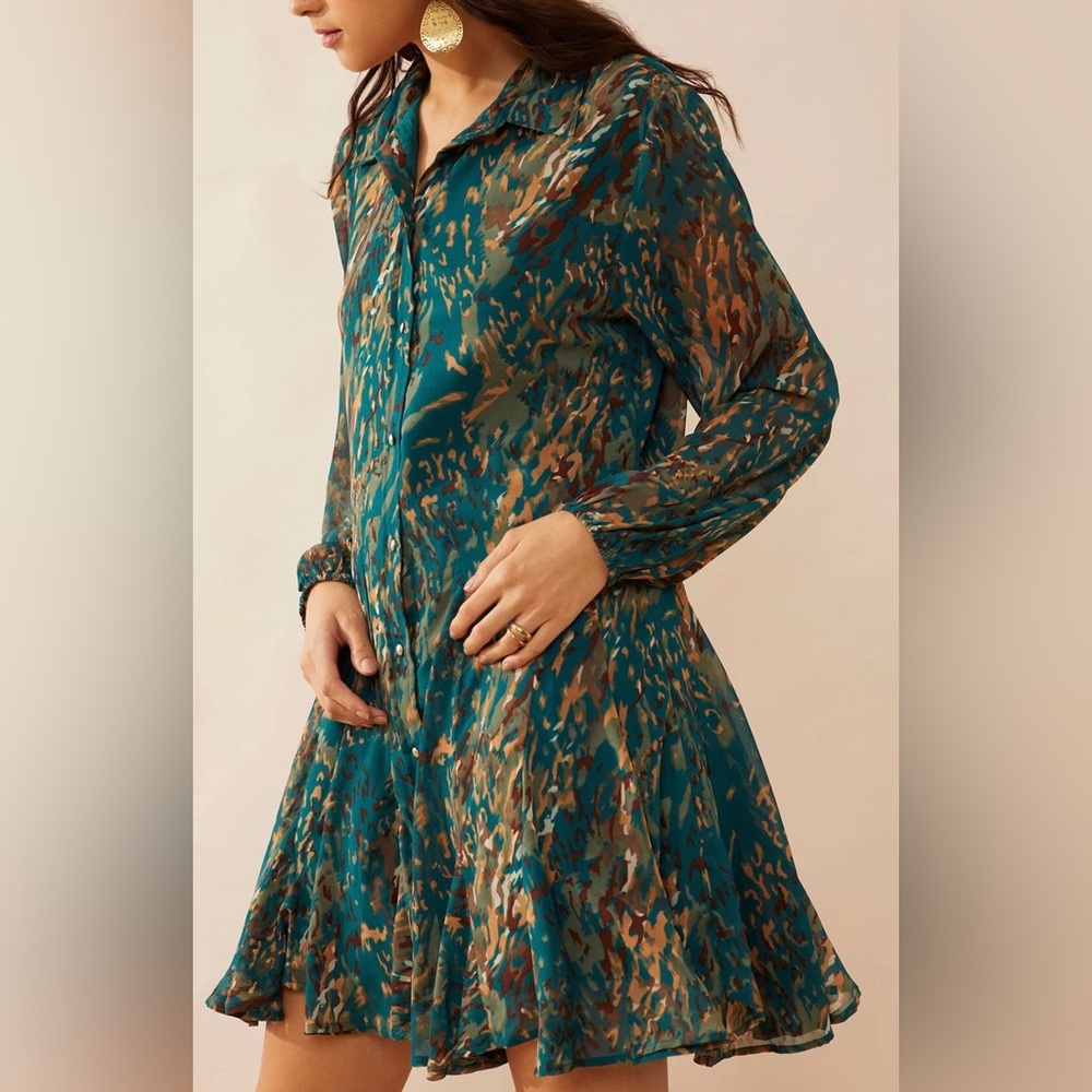 BOHERA AURORA’S LOVE FLOW Long Sleeve Dress size L